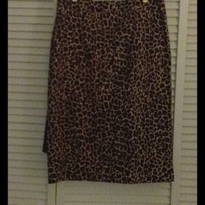 Leppard print  skirt